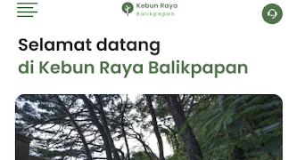 Aplikasi Mobile Kebun Raya Balikpapan