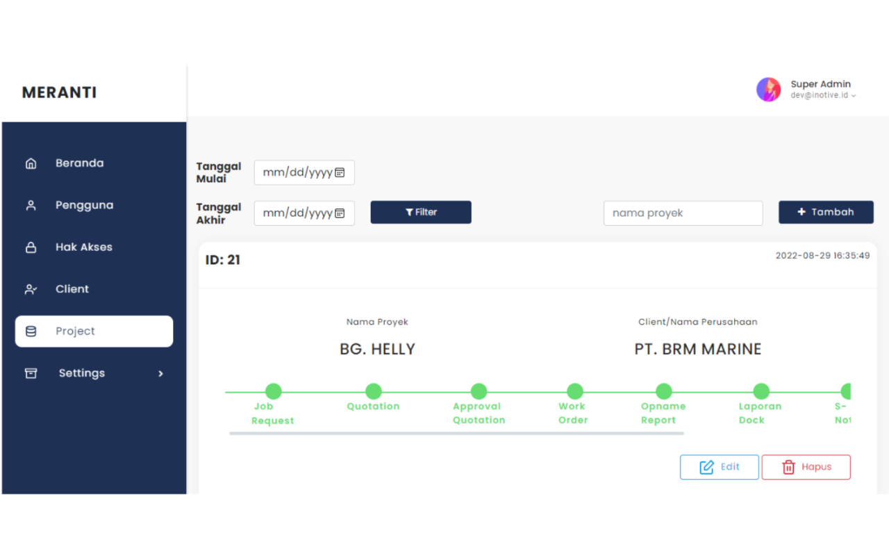 Problem Screenshot